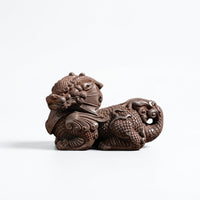 Antique Cast Iron Mythical Beast Figurine