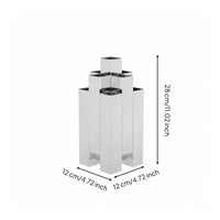 Stainless Steel Vase High-End Look Mirror Vase Easy to Clean for Hotel, Bedroom