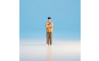 1/64 Scale Male Figure People Figure Realistic Details Hand-Painted Miniature Person for Hobbyists, Dioramas, Sand Tables