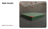 High Jump Landing Pad Impact Absorption Thick Crash Landing Pad Thickened Cushioning Thick Foam Crash Mat for Gymnasts, Kids, Dojo, Home Gym, Playroom