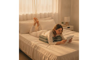 Memory Foam Prone Chest Pillow Contoured Face down Pillow with Chest Support Supportive for Bed Reading