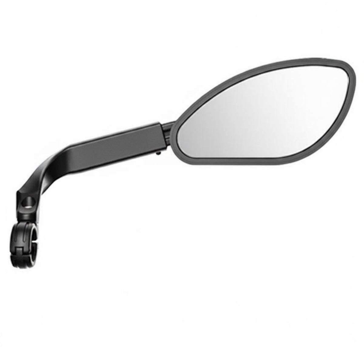 Easy to Install Flat Rearview Mirror Scratch Resistant Bike Rear View Mirror Universal Fit Vehicle Accessory Sturdy Frame for Cyclists, Scooter Riders, Cycling, Commuting