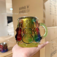Painted Book Mug Guitar Coffee Cup Resin Craft