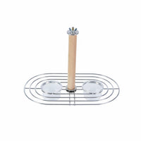 No-Mess Design Anti-Splash Bird Food Holder Easy to Clean Bird Perch with Food Bowls Long-Lasting Materials Hanging Parrot Feeder 360° Rotating for Cockatiels, Lovebirds, Small Parrots