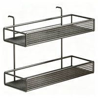 Hanging Desk Organizer Adjustable Desktop Storage Basket Heavy-Duty for Cubicle
