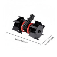 Garden Tiller Attachment Multi-Function Weeding Wheel Wide Compatibility