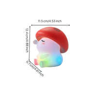 Rechargeable Silicone Fungus Lamp Soft Fungus Night Light Cute Character Night Light Squeezable for Toddlers