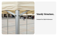 Foldable Market Stall Rainproof Instant-Setup Event Tent Waterproof Commercial Canopy for Businesses, Homeowners Markets, Commerce Shows, Parties
