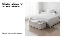Rolling Underbed Drawer With casters Flat Rolling container slimline Design