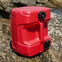 Leakproof Marine Fuel Tank with Hose Spill-Resistant Portable Fuel Tank with Hose Sturdy Rugged for Boaters, Boats