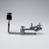 Drum Kit Extension Clamp Knurled Drum Clamp with L-Rod Adjustable Percussion Accessory for Drummers