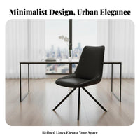 Upholstered rotating Armchair Cushioned Seat Dining Seating Modern Design space-saving for Homeowners, Office Workers