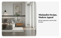 Single-Drawer Nightstand Modern design & aesthetic Bedside Cabinet Narrow dimension for Bedroom