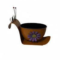 Metal Planter Iron Planter Hand Painted Garden Decor