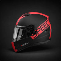 Ready Full Face Helmet | Comfortable, Helmet with Double Lens, for Motorcycle Riding