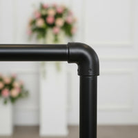 Black Rectangular Display Stand Modular Parts Entrance Sign Intended for Wedding