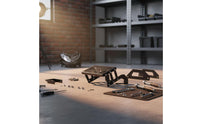 Folding Tail Luggage Rack Aluminum Build Sliding Rear Luggage Rack Matte Rear Carrier Bracket for Motorcycle Riders