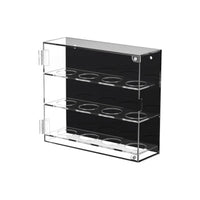 Acrylic Golf Ball Storage Box Wall-Mounted Display Case for 12 Balls