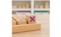 Problem Solving XO Board Game Color Recognition Double-Sided Learning Board Parent-Child Interaction 9-Grid Block Activity Hand-Eye Coordination for Children, Preschoolers, Toddlers, Home, Playroom, Classroom
