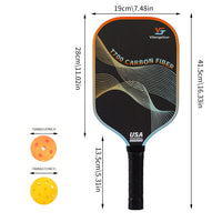 T700 Carbon Fiber Pickleball Paddle with Matte Finish, USAPA Professional Tournament Outdoor Paddle
