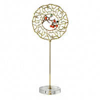 Standing Ornament with Persimmon Motif Modern for Entryway
