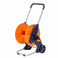 Garden Hose Reel Cart Snarl Water Hose Trolley Even Rewind for Irrigation, Outdoor