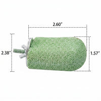 Parrot Perch Standing with Irregular Wavy Shape, Sanding Stone gnaw Toy for Grinding Claws and Beak, Bird Cage Perch Stand for Small Birds