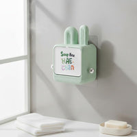 Wall Mount Soap Dish with Brushes Hard Fiber 3 in 1 Cleaning Brush Set