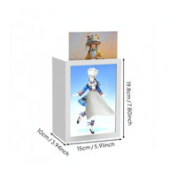 LED Photo Frame Tissue Box Multi-Functional House Decoration Double Power Supply