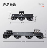 自行车吸盘架公路车山地车车载吸盘架车顶架停车架桶轴快拆通用.