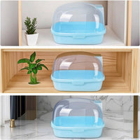 Bathing Enclosure with Clear Cover Translucent for Small Pets, Guinea Pigs