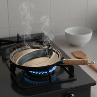 Cast Iron Omelette Pan Hanging Loop Cast Iron Frying Pan Even Heating