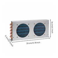 Sturdy Construction Air Cooled Condenser Anti-Corrosion Refrigerator Condenser Single-Unit Heat Exchanger