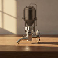 Easy to Clean Beer Sampling Valve Stainless Steel Sanitary Valve with Tri-Clamp Reliable Long-Lasting for Homebrewers