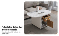 elevatingTop Transforming Table Multi-Functional elevatingTop Coffee Table Built-in Storage Effortless Elevateing Mechanism