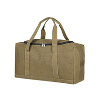Large Capacity Canvas Travel Bag with Letter Pattern