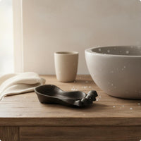 Foot Shaped Soap Dish Vintage Cast Iron Soap Dish Rustic for Sink