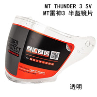 MT-V-19 Helmet Visor for MT Thunder 3 SV JET Helmet, CE Certified
