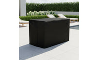 Dustproof Waterproof Dust Cover Sun Protection Outdoor Table Cover Drawstring Closure Patio Furniture Protector Windproof for Balcony, Garden