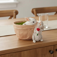 Rabbit Planter Ornament Textile-Like-Homelike Decoration Decorative