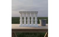Reusable Plastic Roman Column Mold Easy Assembly Roman Column Concrete Mold Lightweight Plastic Cement Fence Mould Versatile for Builders