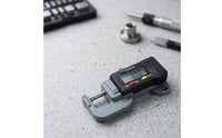 mm/inch Conversion Thickness Measuring Tool with LCD Display Metric Imperial Thickness Gauge with LCD Handheld Caliper Instant for Leatherworkers, Machinists, Sewing Hobbyists, Leatherwork, Metalworking, Workshops