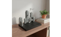 Cityscape Display Stage Versatile Compatibility Robot Model Battle Diorama Dynamic Posing Articulated Display Stand for Hobbyists, Desktop Decoration