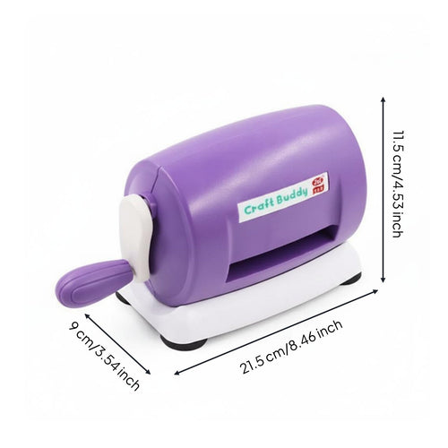 Manual Die Cutting Machine Educational Toy Hand Crank Craft Cutter Giftable Scrapbooking Cutter for Classroom