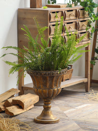 French Wabi-Sabi Style Roman Column Flower Pot