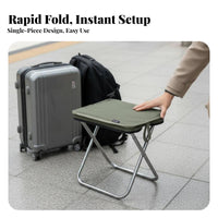 Foldable Design Miniature Camp Stool Compact Portable Seat Lightweight Camping Equipment Quick Setup for Travelers, Backpackers, Fishing, Travel, Outdoors, Backpacking