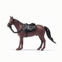 1/64 Scale Horse Figure Micro for Dioramas, Collectors