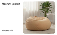 Teddy Fleece Lounger snug design Lounger Relaxing dense Foam Filling for Adults, Living Room, Bedroom, Balcony