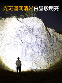 硕森手电筒2026新款强光充电式登山夜爬灯小型便携远射超亮大功率
