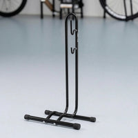Sturdy Floor Bike Stand Space-Saving Two-Wheeler Parking Rack Indoor Freestanding Bike Rack Sturdy for Riders, Garage